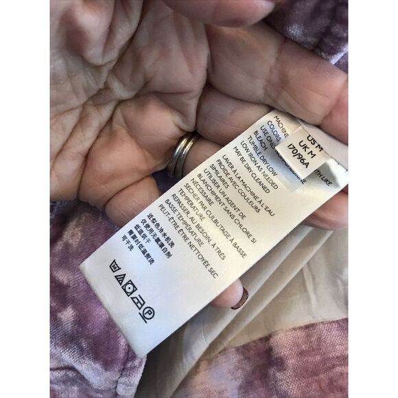 Free People We The Free Dusk Til Dawn Lilac Velvet Moto Jacket M Zip Snap - Picture 10 of 11